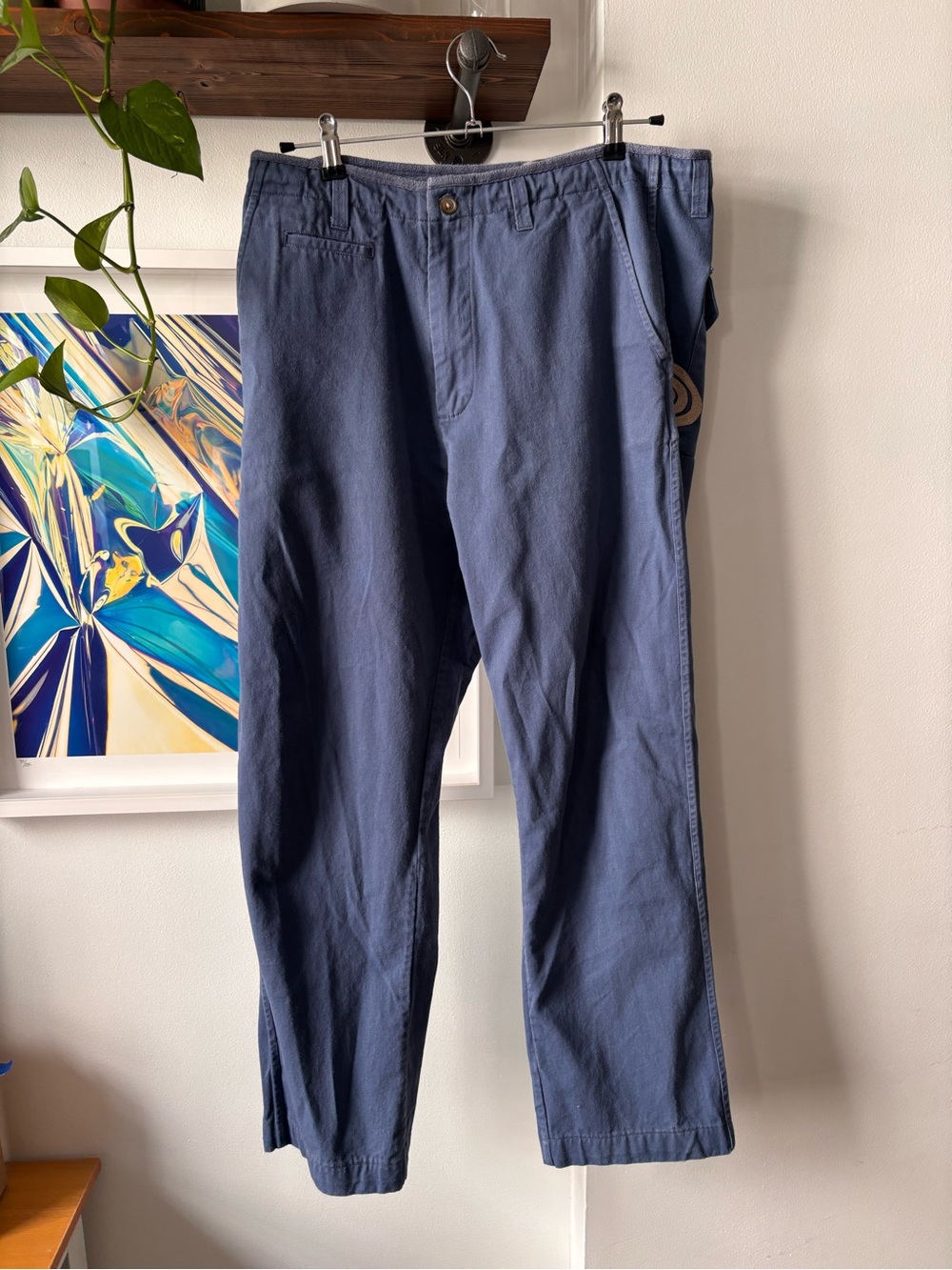 18 East Men's Blue Shelter Chino Pants - Custom
